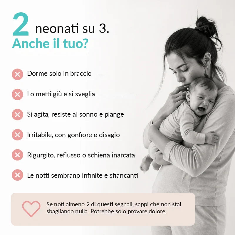 DreamCradle™ – Contro il Reflusso, le Coliche e per un Sonno Migliore